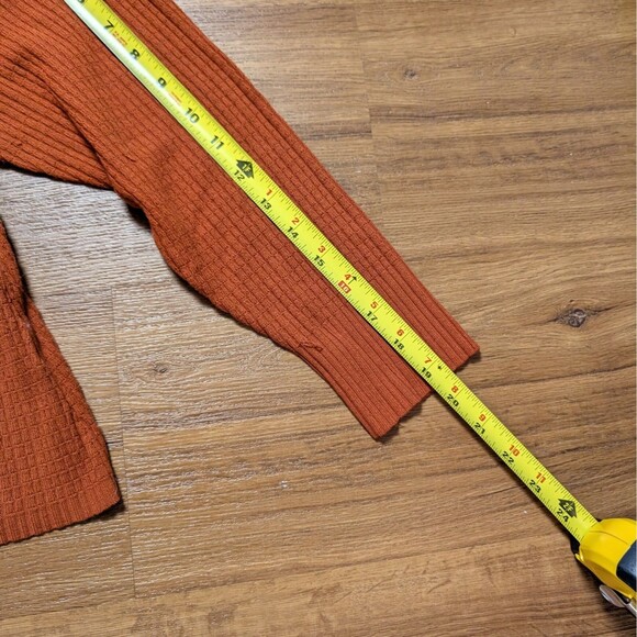 M.M. LaFleur The Tyler Textured Crew Neck Pullover Sweater Women Medium Clay - Picture 8 of 8